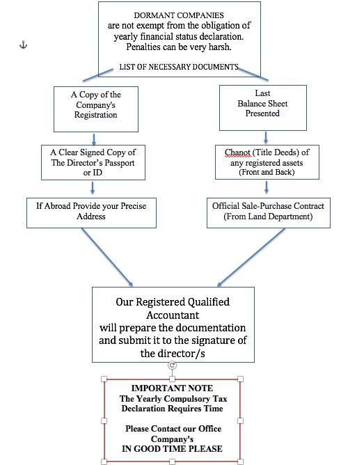 Balance Sheet Company Tax Declaration